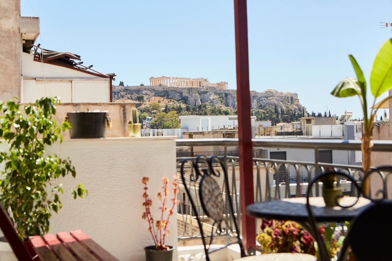 Mosaics Athens Central Studio With Acropolis View Atenas Exterior foto